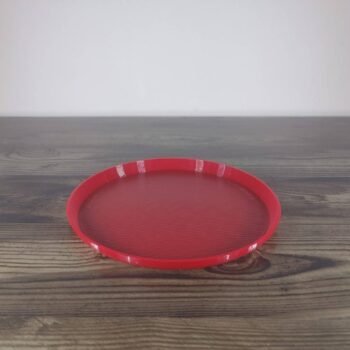 Jamie Creates 3D Printed Animal Planter Cat Medium Fire Engine Red Saucer Owl Saucer - Select Size