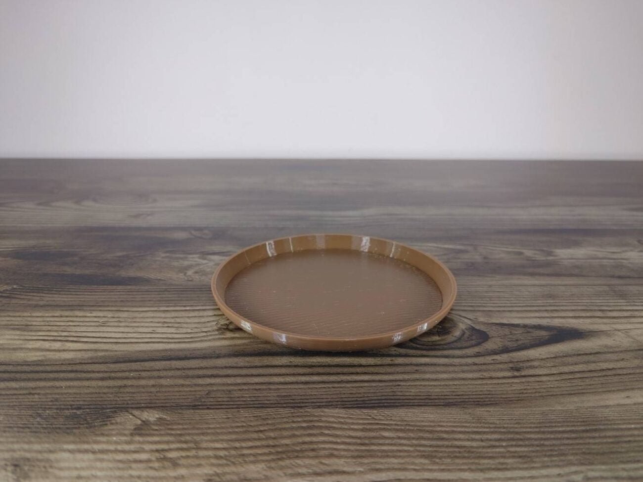 Jamie Creates 3D Printed Animal Planter Cat Small Brown Saucer Owl Saucer - Select Size