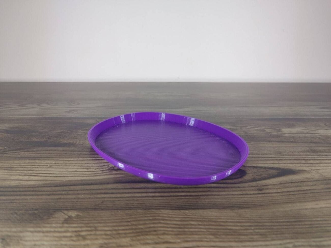 Jamie Creates 3D Printed Animal Planter Dog Small Purple Saucer Pug Dog Saucer - Select Size