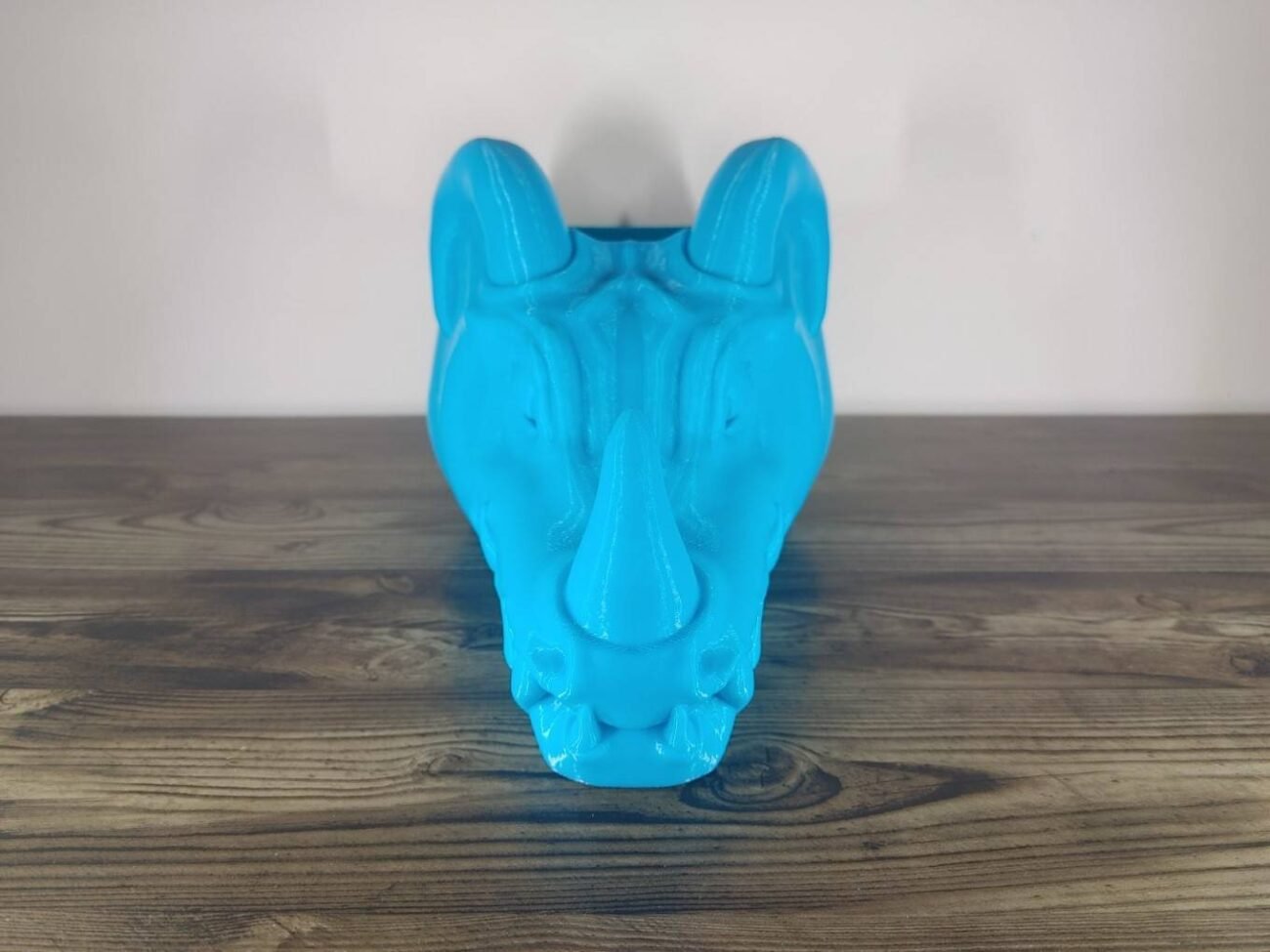 Jamie Creates 3D Printed Animal Planter Dragon Light Blue Large Front Dragon Planter - Select Size & Colour
