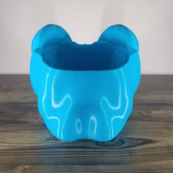 Jamie Creates 3D Printed Animal Planter Dragon Light Blue Large Rear Dragon Planter - Select Size & Colour