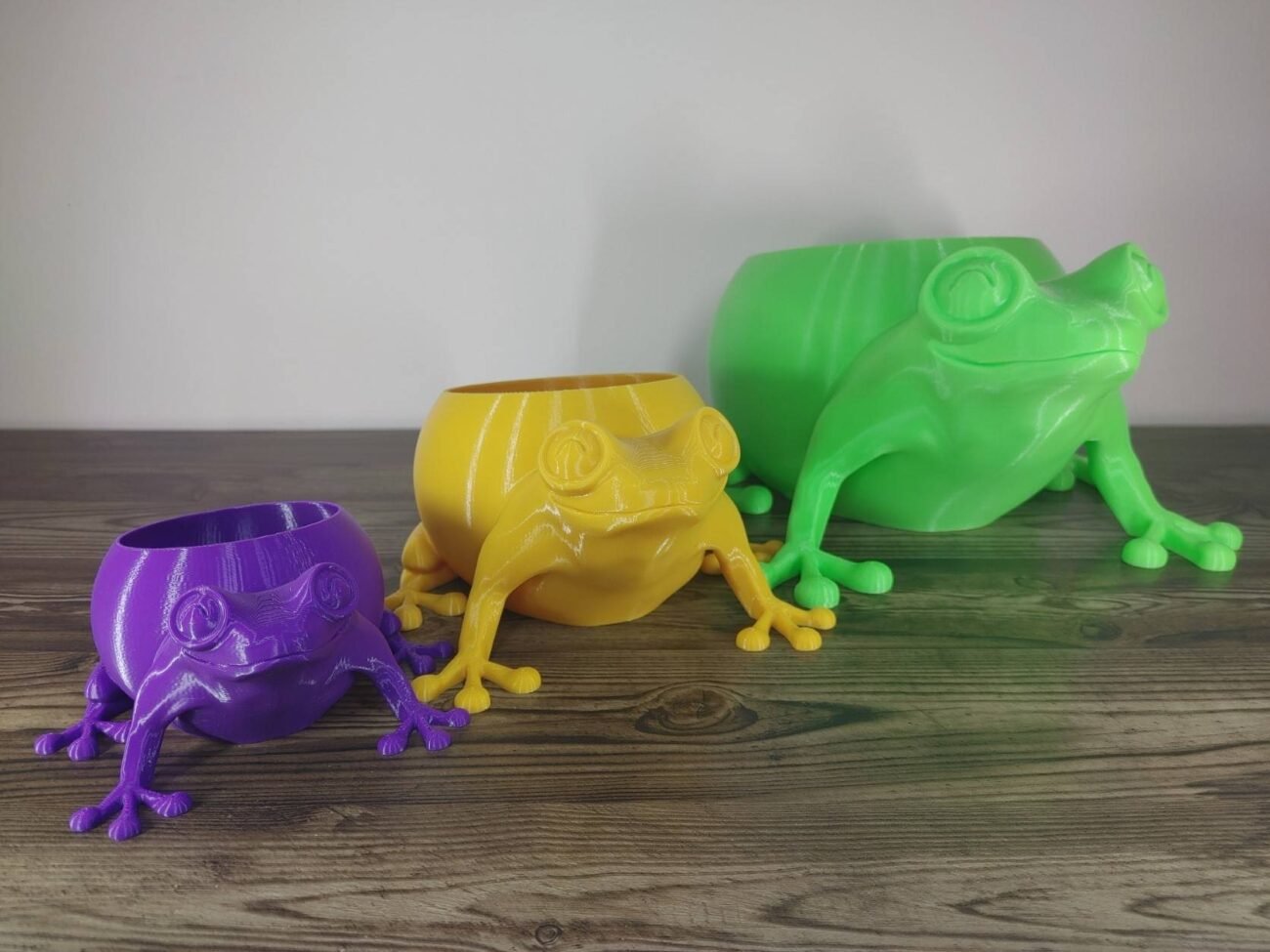 Jamie Creates 3D Printed Animal Planter Frog Colours Sizes Category Frog Planter - Select Size & Colour