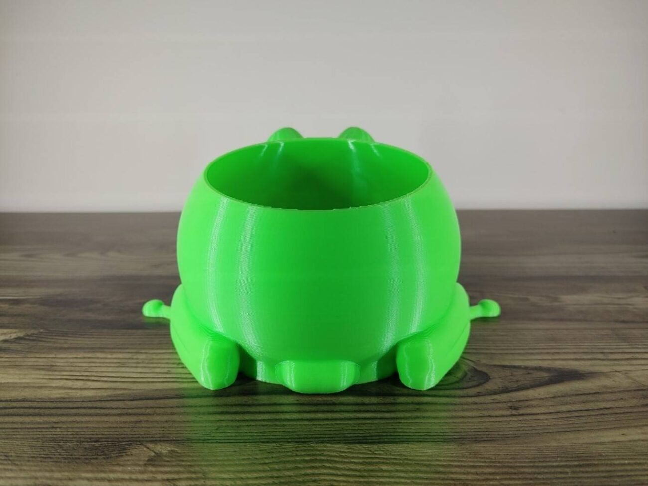 Jamie Creates 3D Printed Animal Planter Frog Green Medium Rear Frog Planter - Select Size & Colour