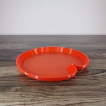 Jamie Creates 3D Printed Animal Planter Frog Small Red Saucer Frog Saucer - Select Size