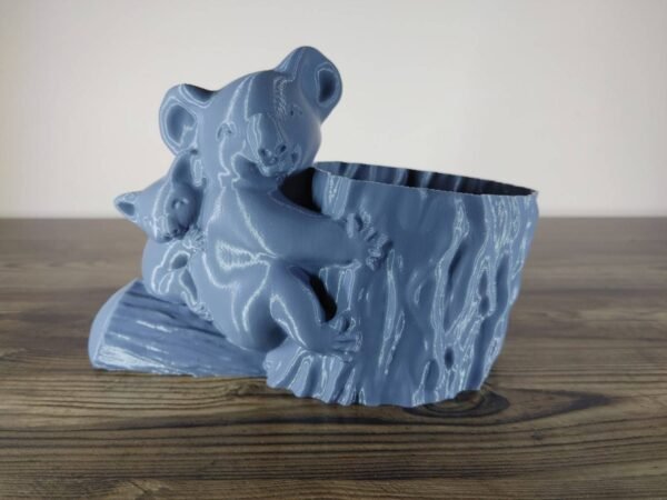 Jamie Creates 3D Printed Animal Planter Koala Grey Medium Side Koala Planter - Select Size & Colour