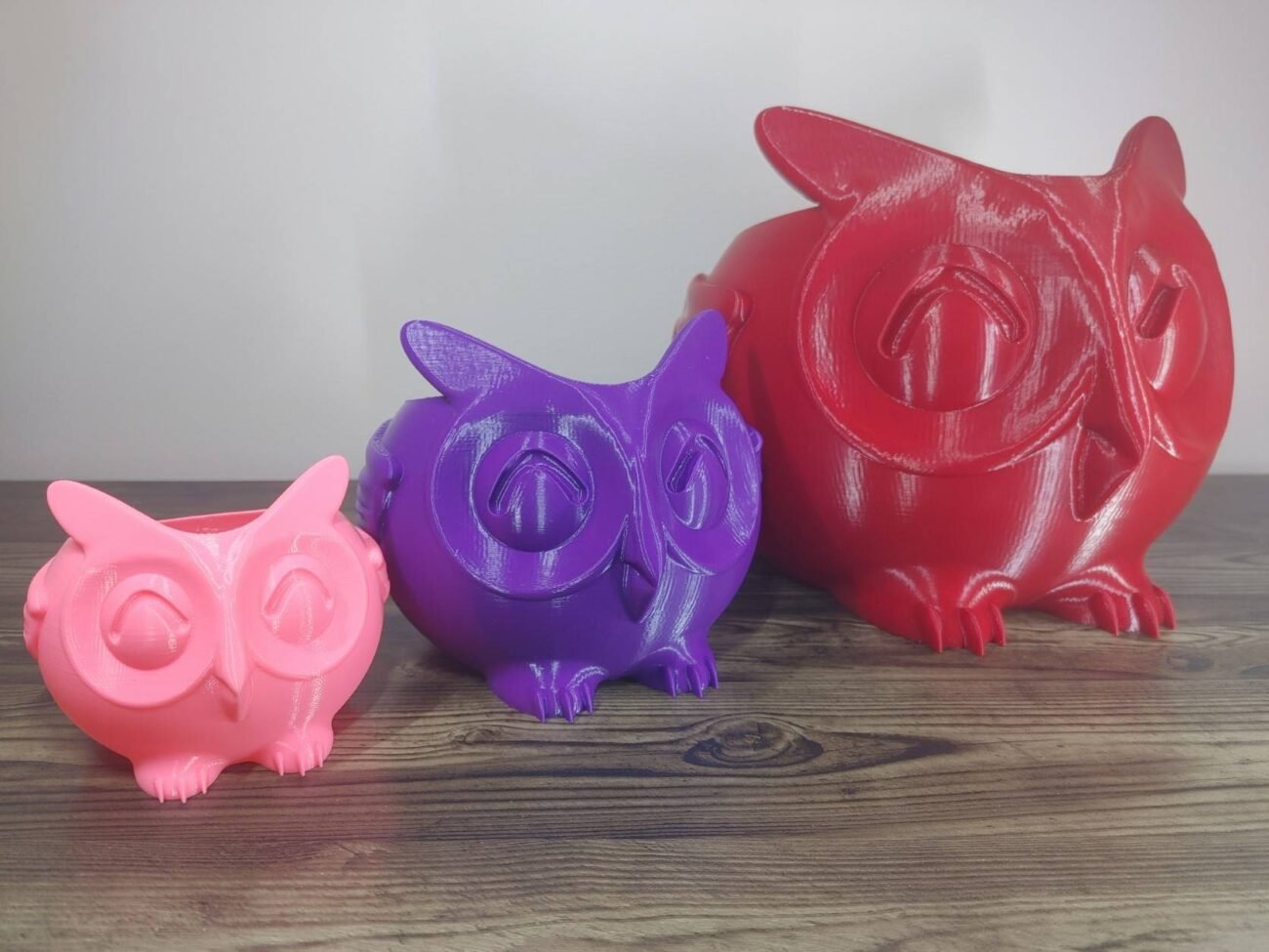 Jamie Creates 3D Printed Animal Planter Owl Colours Sizes Category Owl Planter - Select Size & Colour