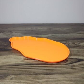 Jamie Creates 3D Printed Animal Planter Rabbit With Barrel Orange Saucer Rabbit with Barrel Saucer - Select Size