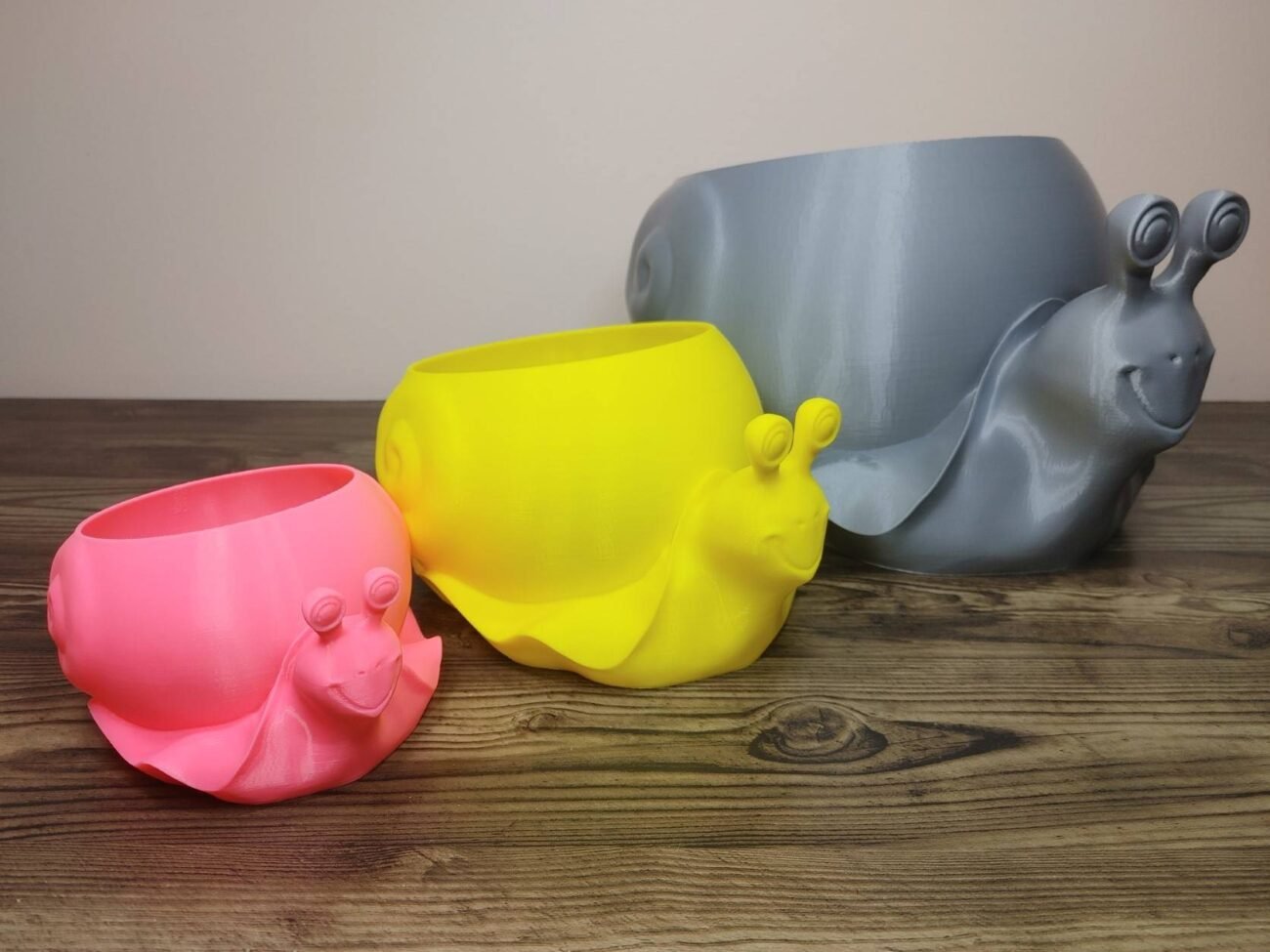 Jamie Creates 3D Printed Animal Planter Snail Colours Sizes Category Snail Planter - Select Size & Colour