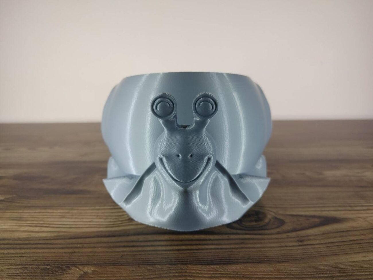 Jamie Creates 3D Printed Animal Planter Snail Silver Medium Front Snail Planter - Select Size & Colour
