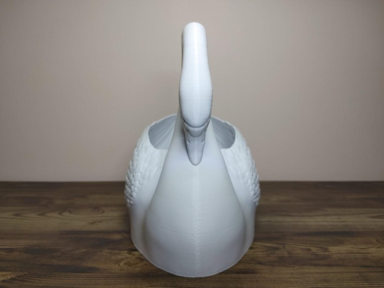 Jamie Creates 3D Printed Animal Planter Swan Curved Large Front Swan Curved Planter - Select Size & Colour