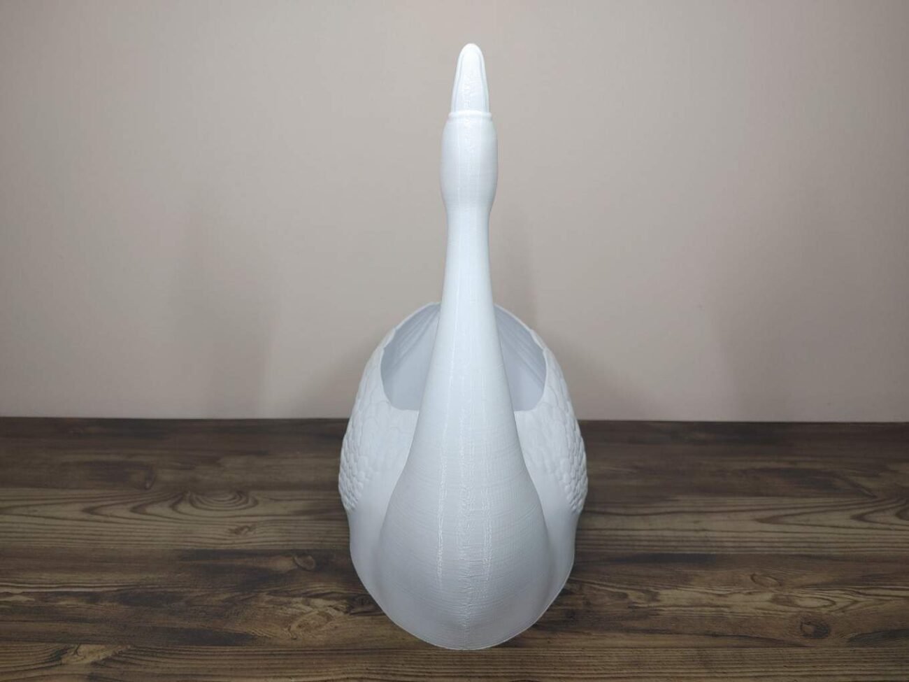 Jamie Creates 3D Printed Animal Planter Swan Straight Large Front Swan Straight Planter - Select Size & Colour