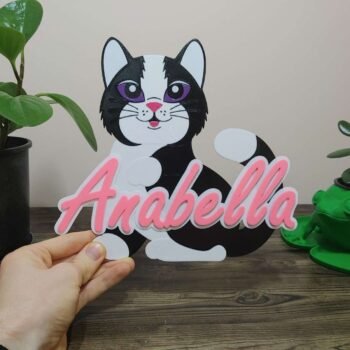 Cat - Name Plaque