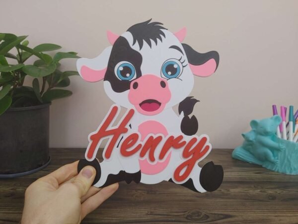 Cow - Name Plaque