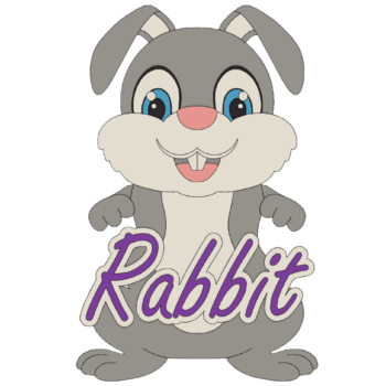 Rabbit - Name Plaque