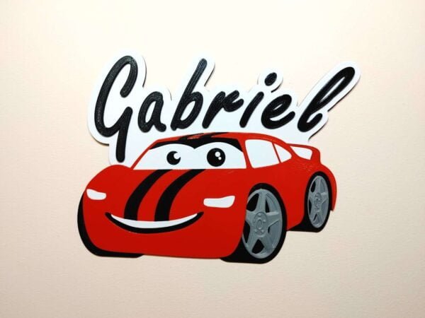 Race Car - Name Plaque