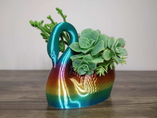 Swan Curved Planter - Rapid Rainbow - Select Size