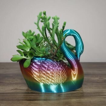 Swan Curved Planter - Rapid Rainbow - Select Size