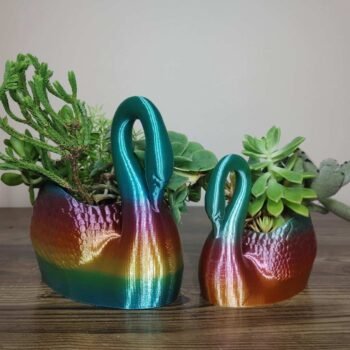 Swan Curved Planter - Rapid Rainbow - Select Size