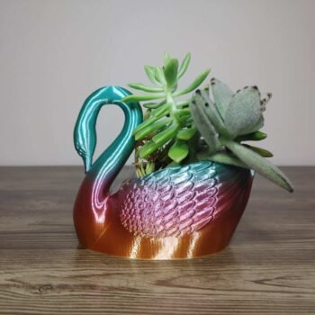 Swan Curved Planter - Rapid Rainbow - Select Size