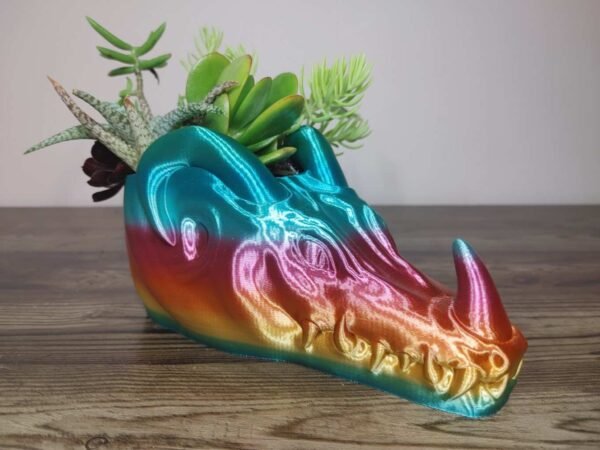 Dragon Planter - Rapid Rainbow - Select Size