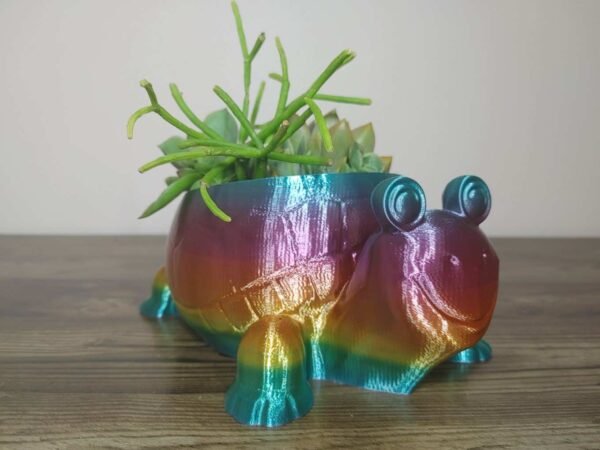Tortoise Planter - Rapid Rainbow - Select Size