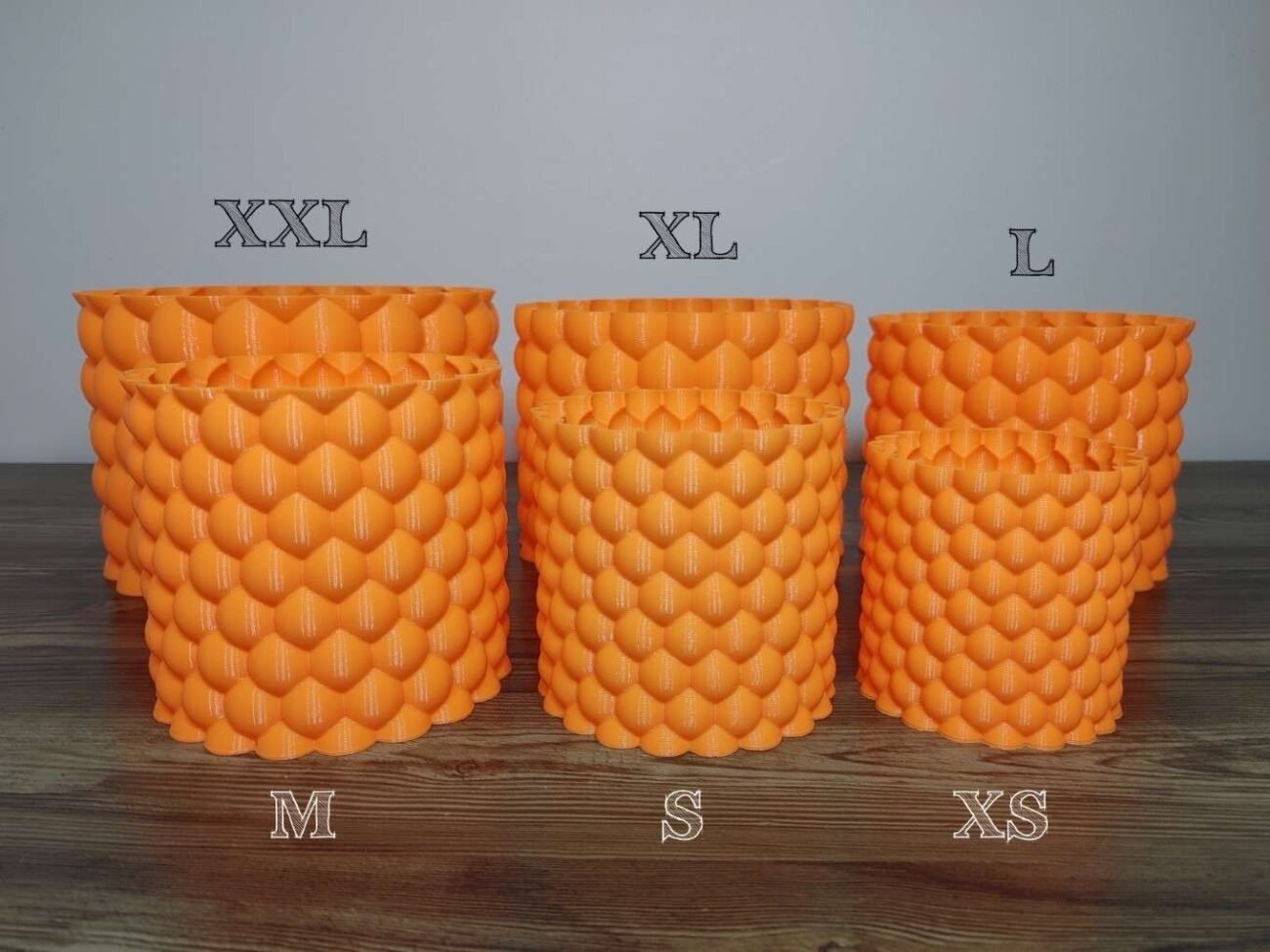 Jamie Creates 3D Printed Vase Planter Bubbly Complete Set Bubbly Saucer - Select Size