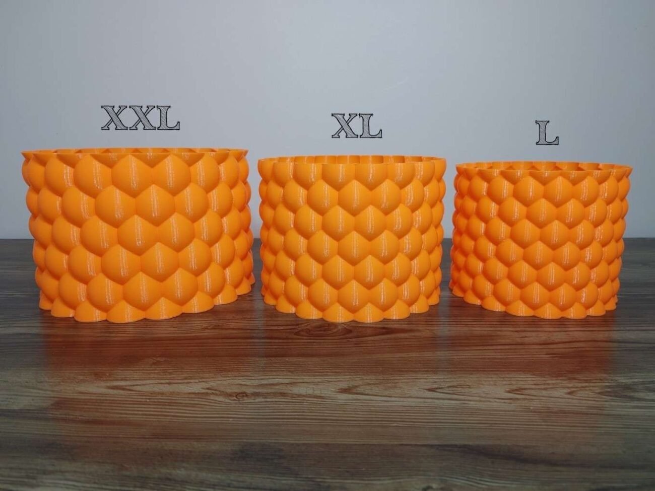 Jamie Creates 3D Printed Vase Planter Bubbly Large Set of 3 Bubbly Saucer - Select Size