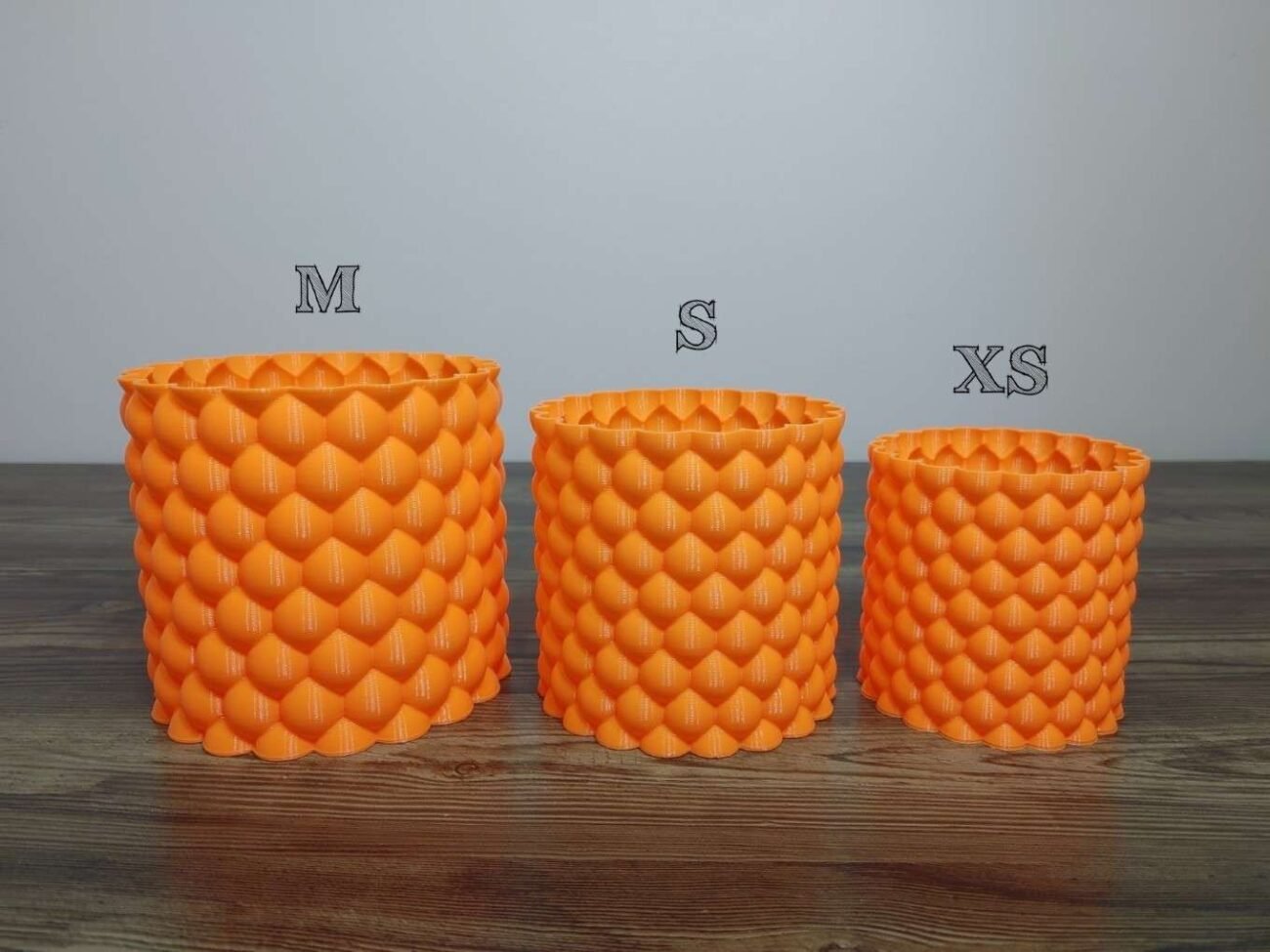 Jamie Creates 3D Printed Vase Planter Bubbly Small Set of 3 Bubbly Saucer - Select Size