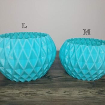 Jamie Creates 3D Printed Vase Planter Diamond Large Set of 2 Diamond Vase - Select Size