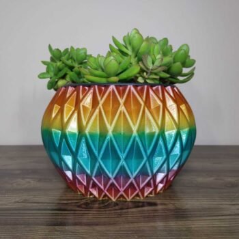 Diamond Vase Rapid Rainbow - Select Size