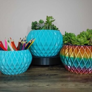 Diamond Vase Rapid Rainbow - Select Size