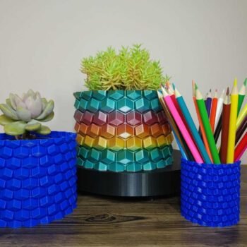 Honeycomb Vase Rapid Rainbow - Select Size
