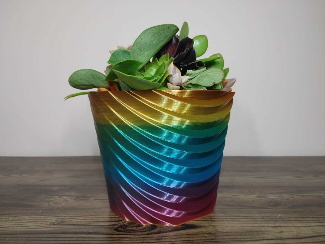 Stepped Vase Rapid Rainbow - Select Size