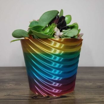 Stepped Vase Rapid Rainbow - Select Size