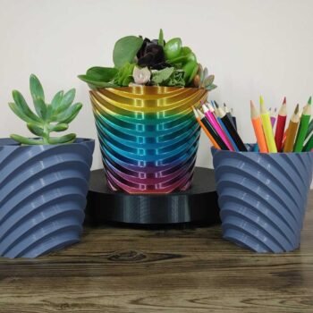Stepped Vase Rapid Rainbow - Select Size