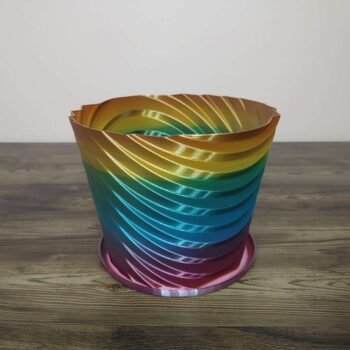 Stepped Vase Rapid Rainbow - Select Size