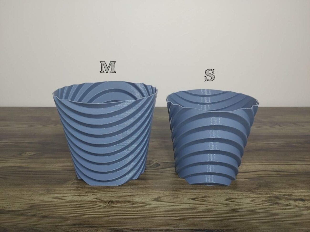Jamie Creates 3D Printed Vase Planter Stepped Small Set of 2 Stepped Saucer - Select Size