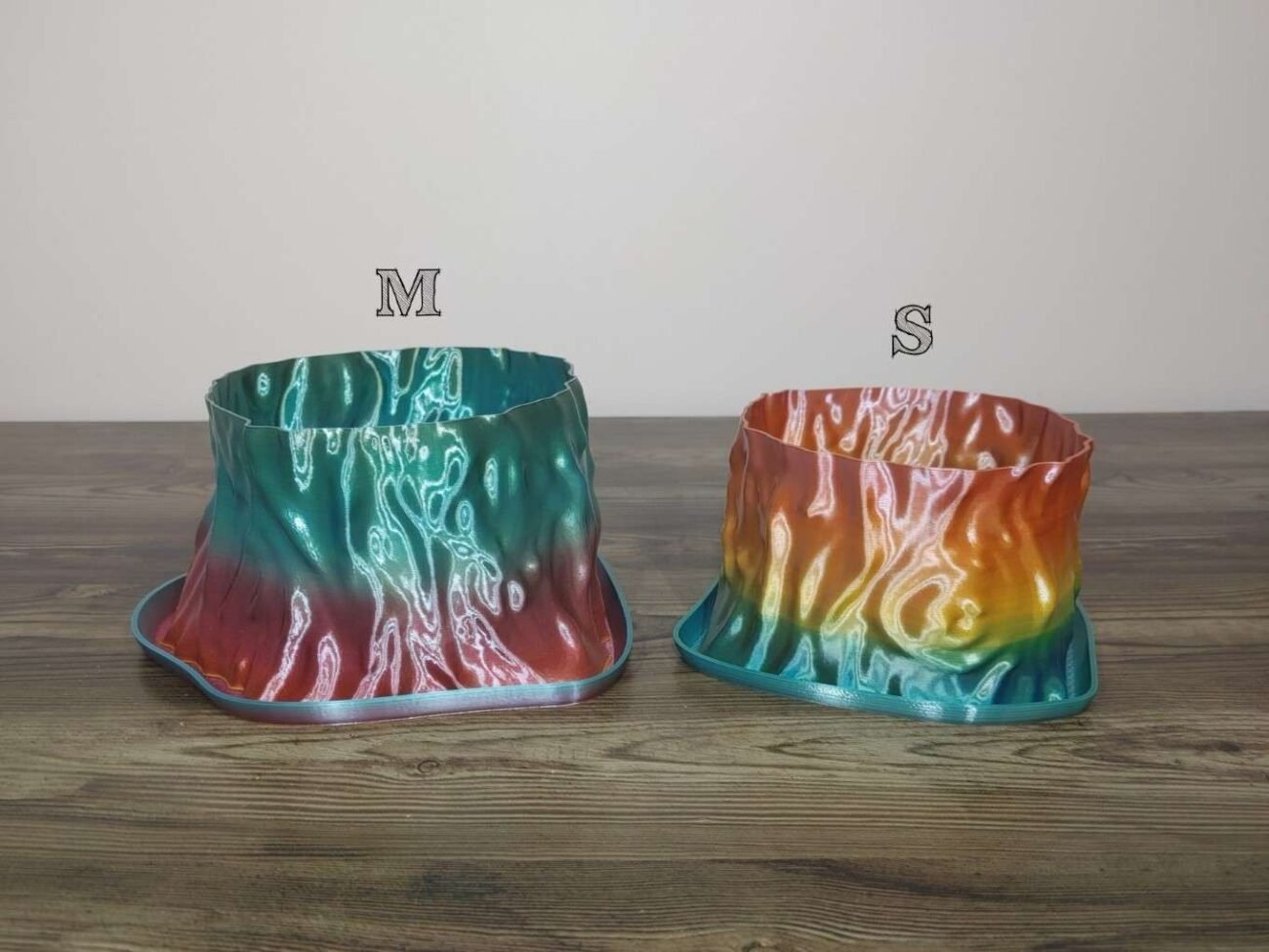 Jamie Creates 3D Printed Vase Planter Tree Rapid Rainbow Small Set Tree Vase Rapid Rainbow - Select Size